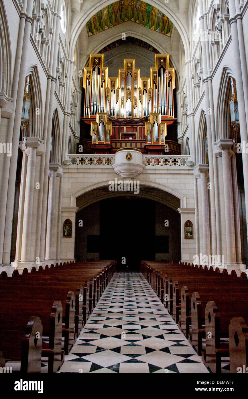 Almudena Kathedrale Catedral De La Almudena, Madrid, Spanien Stockfoto