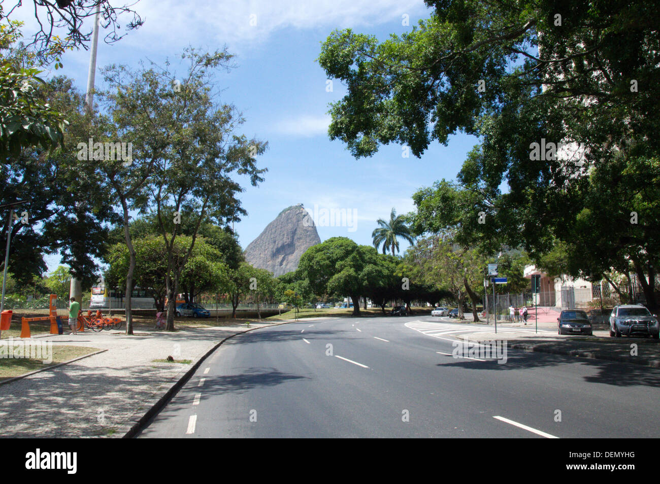 Rui Barbosa Straße Rio De Janeiro Brasilien Stockfoto