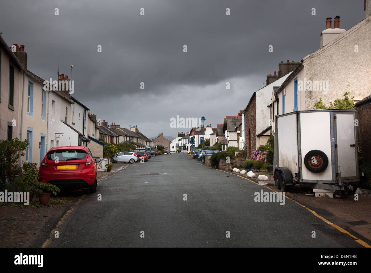 Main Street Ravenglass Cumbria, England Stockfoto