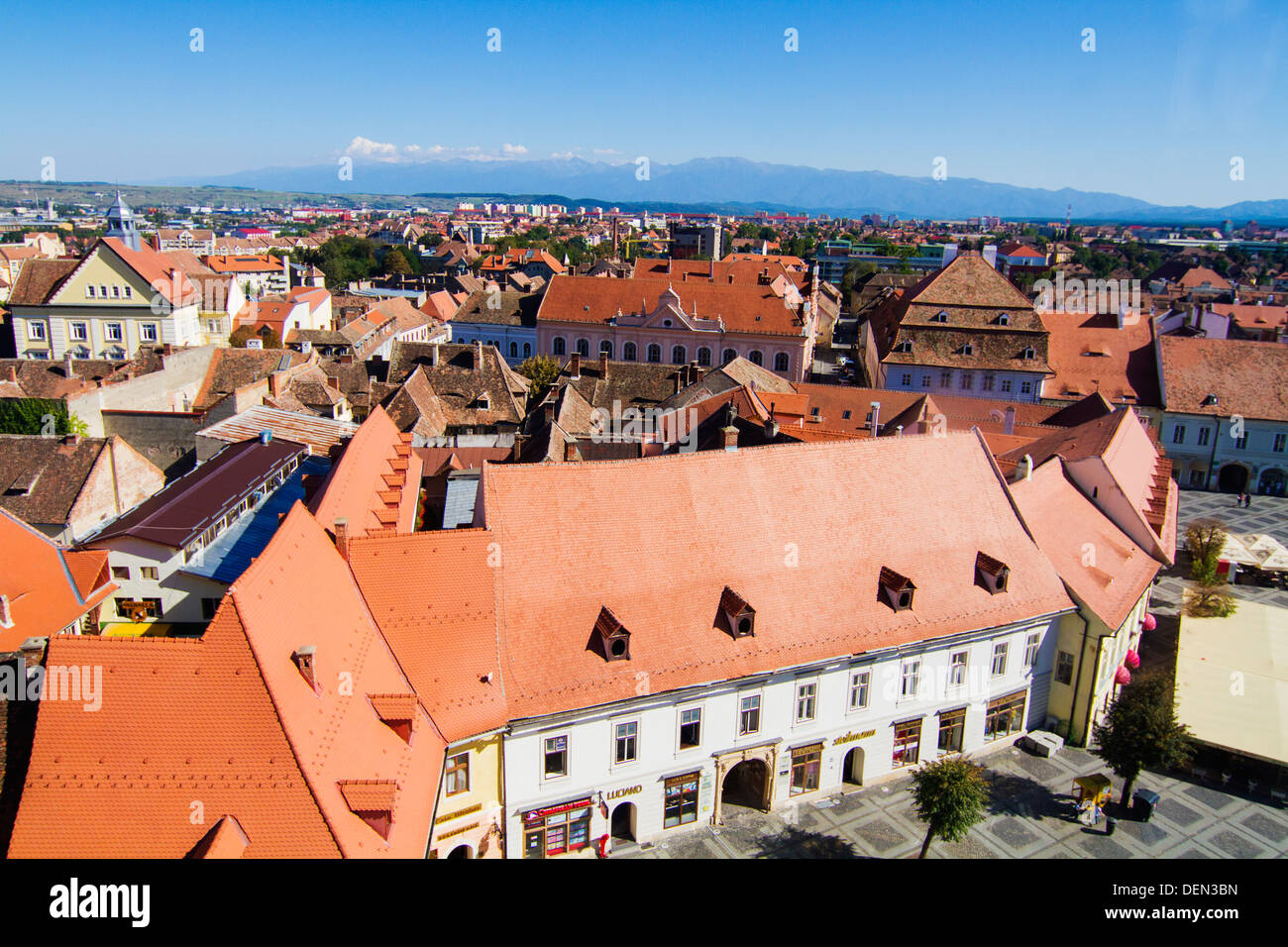 Hermannstadt (Sibiu) der Kulturhauptstadt Europas im Jahr 2007 Stockfoto