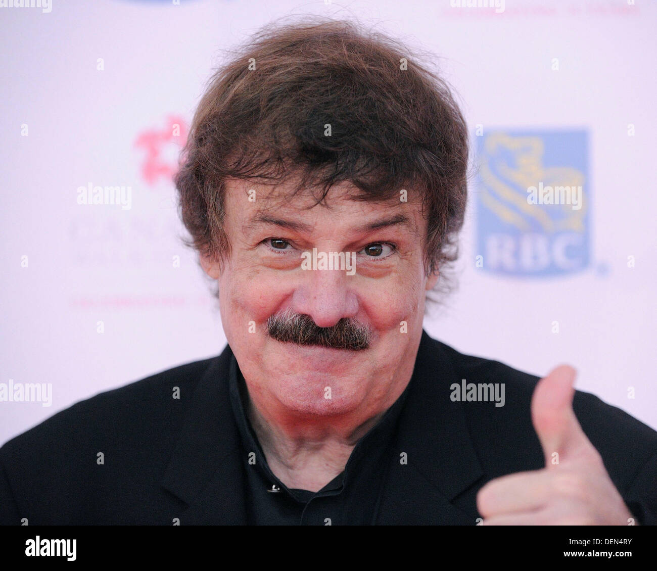 Toronto, Kanada. 21. September 2013.  Rekruten und Moderatoren für die kanadischen Walk of Fame am Elign Theater ankommen. Im Bild, Burton Cummings Credit: EXImages/Alamy Live News Stockfoto