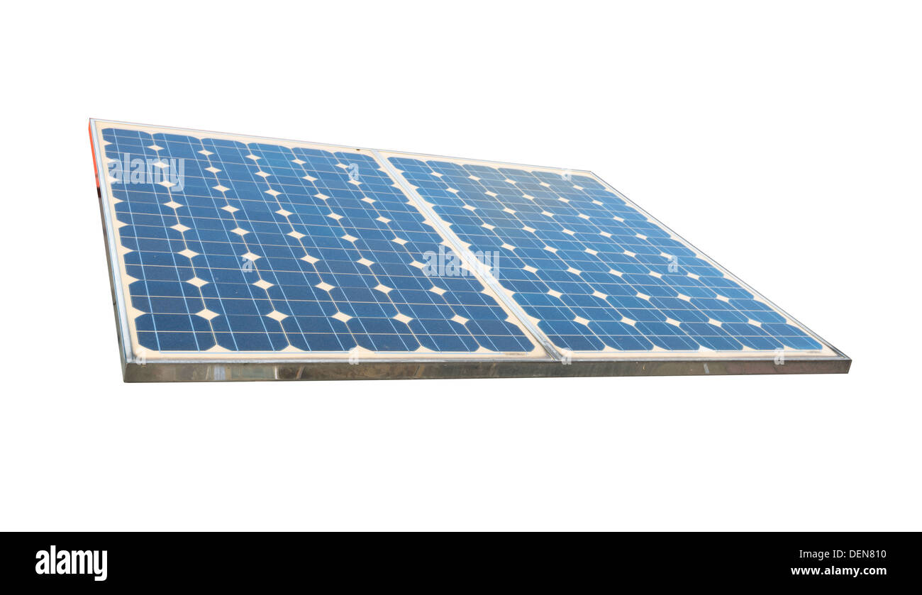 Kraftwerk mit erneuerbarer Solarenergie Stockfoto