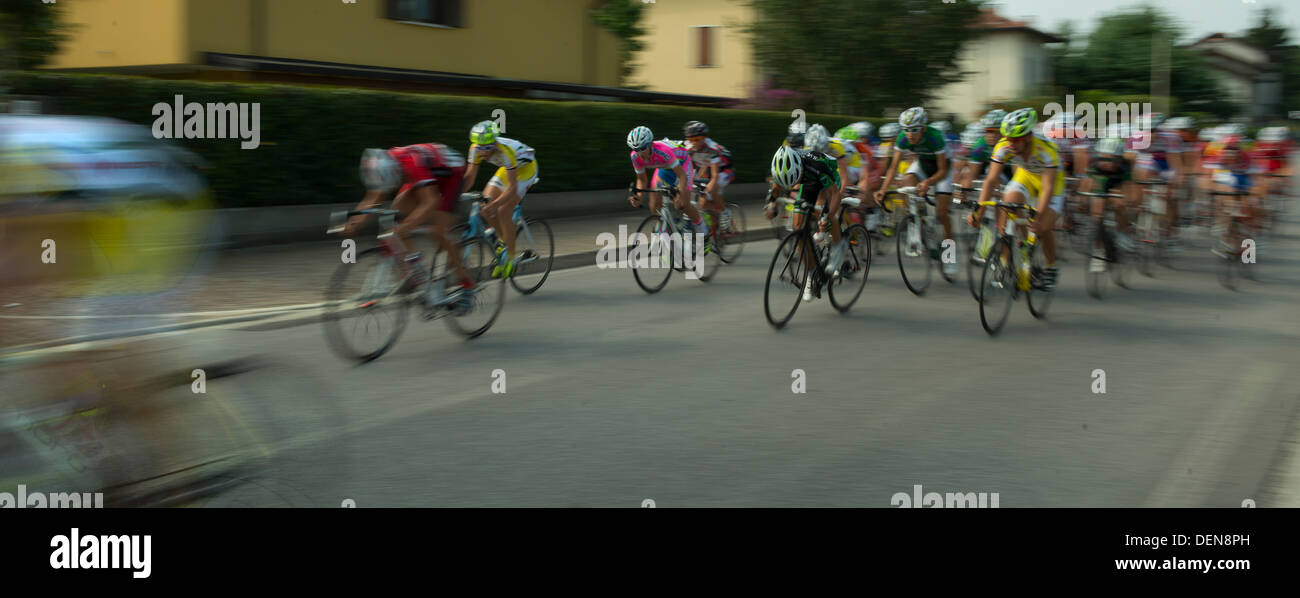 Straße Radrennen Stockfoto