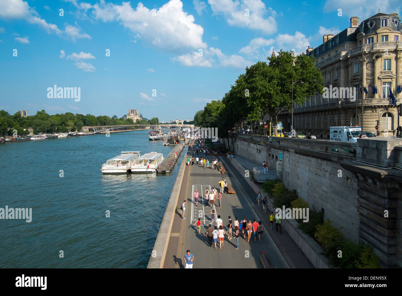 Der neue Berges de Seine, Paris, Frankreich Stockfoto