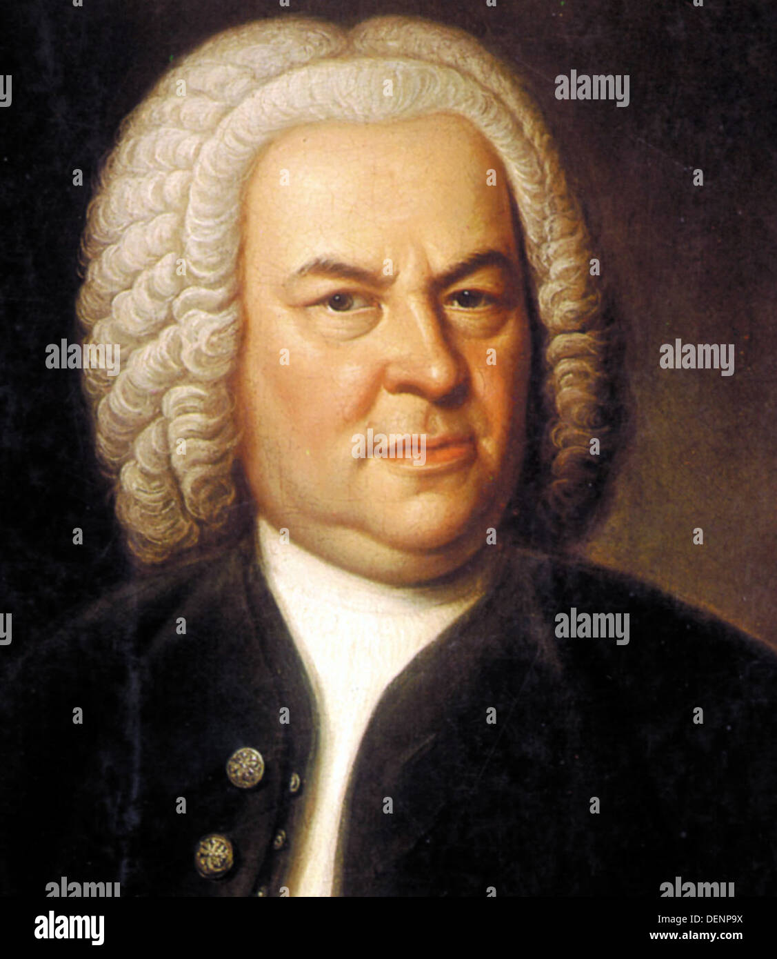 Johann Sebastian Bach, deutscher Komponist Stockfoto