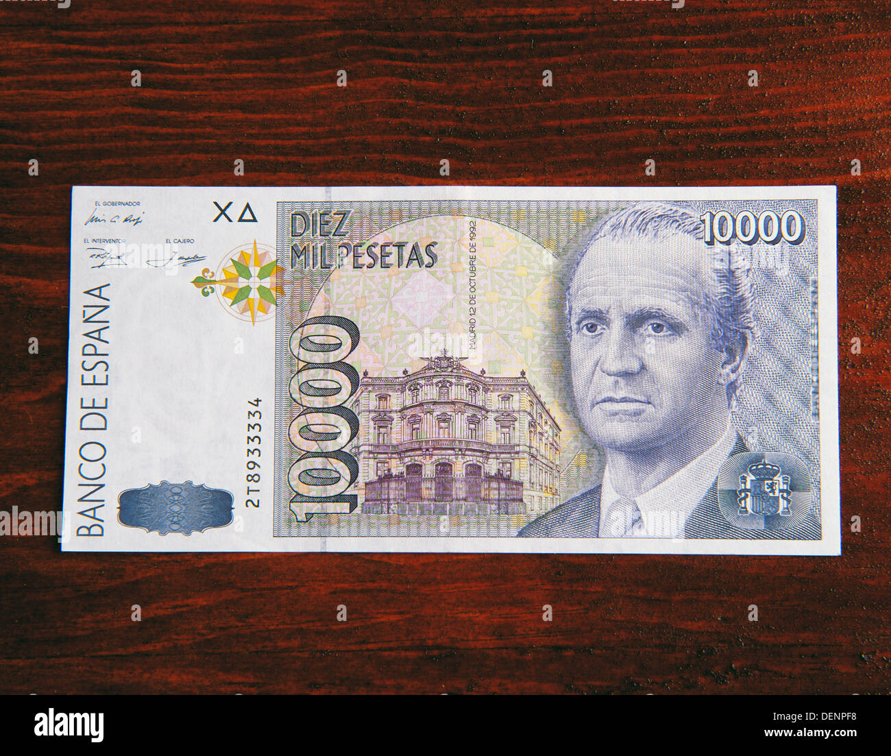 Spanische Peseten Banknoten Replik – Set Mit 5 Scheinen: 25, 50, 100, 500, 1000 Peseten (1928) | Alte Währung Reproduktion