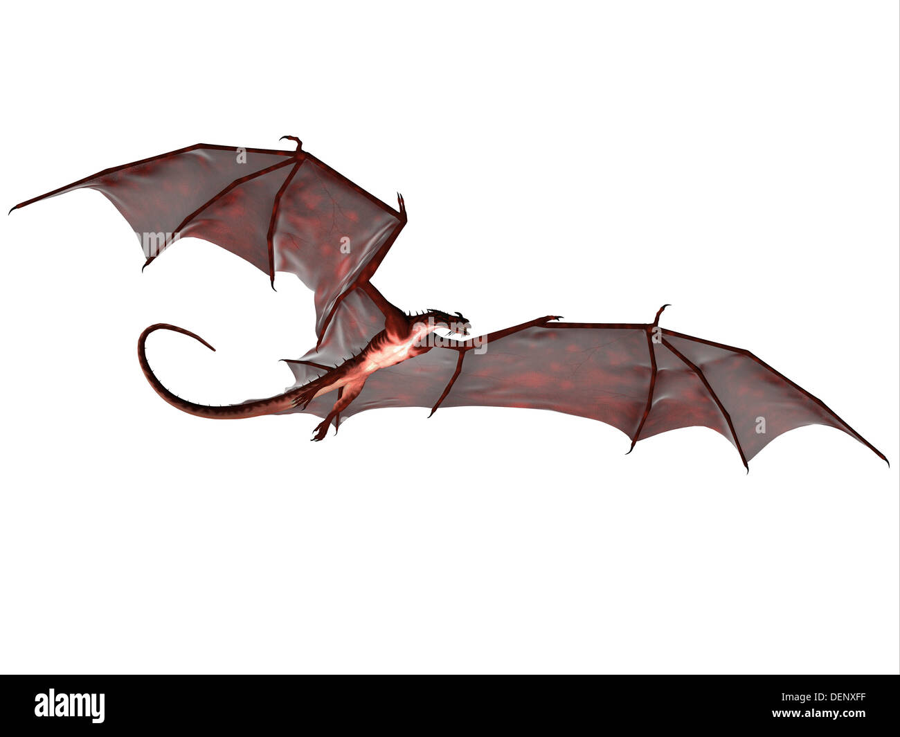 Ein Geschopf Von Mythos Und Phantasie Der Drache Ist Ein Heftiger Fliegende Monster Mit Hornern Und Grosse Zahne Stockfotografie Alamy