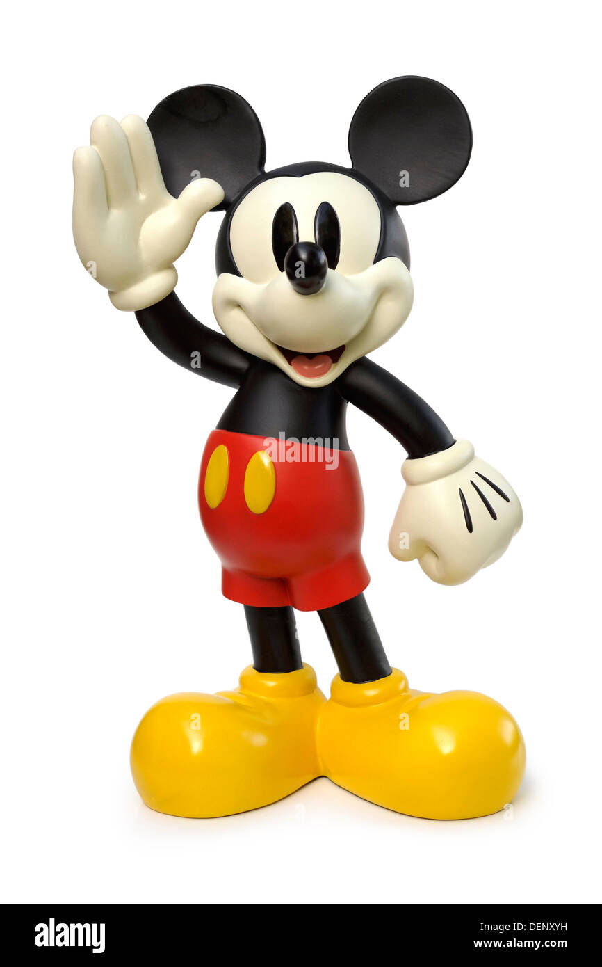 Mickey Mouse Charakter Winken, Souvenir, Figürchen, Disney Stockfoto