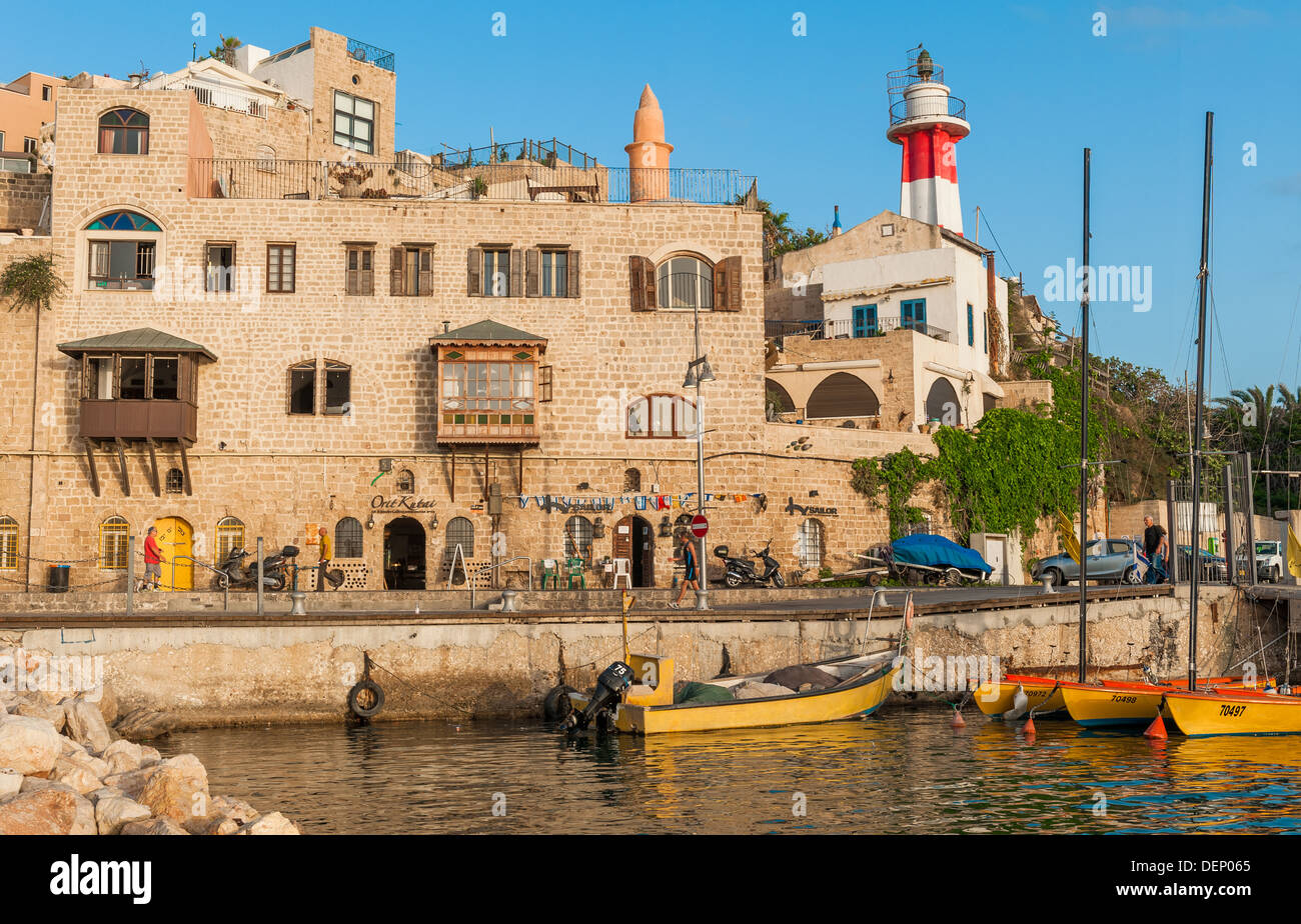 Der alte Hafen in Jaffa (Yafo) Israel Stockfoto