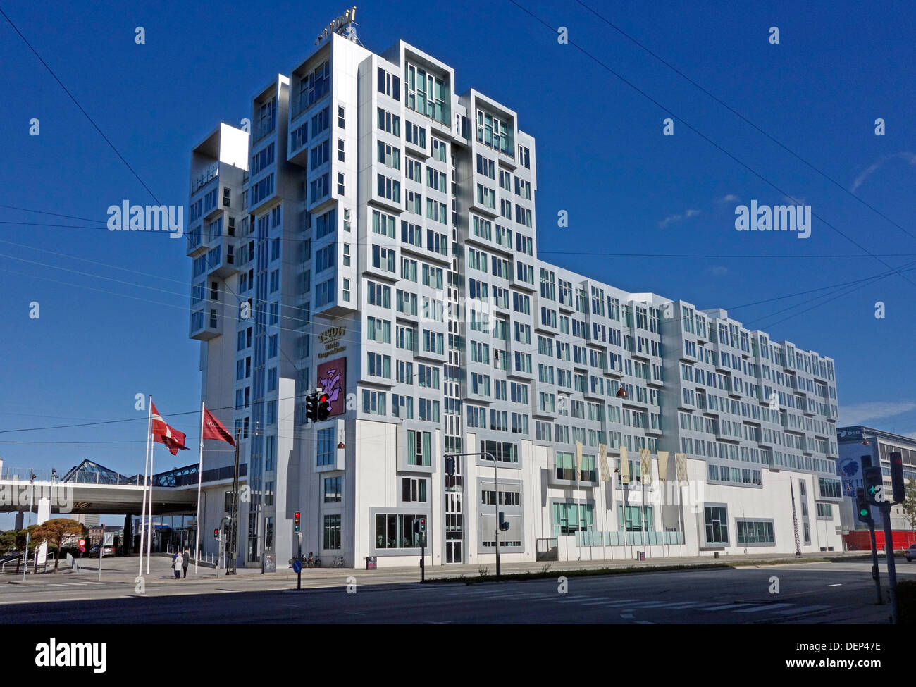 Tivoli Hotel und Kongresszentrum an Ecke Arni Magnussons Gade und Kalvebod Brygge in Kopenhagen Dänemark Stockfoto