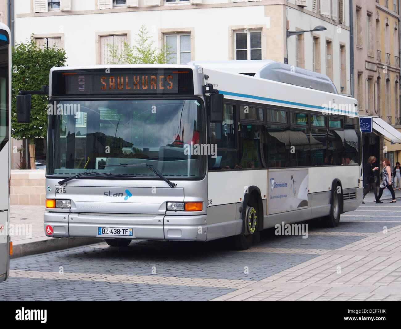 Stanbus Linie 9 in Nancy Stockfoto