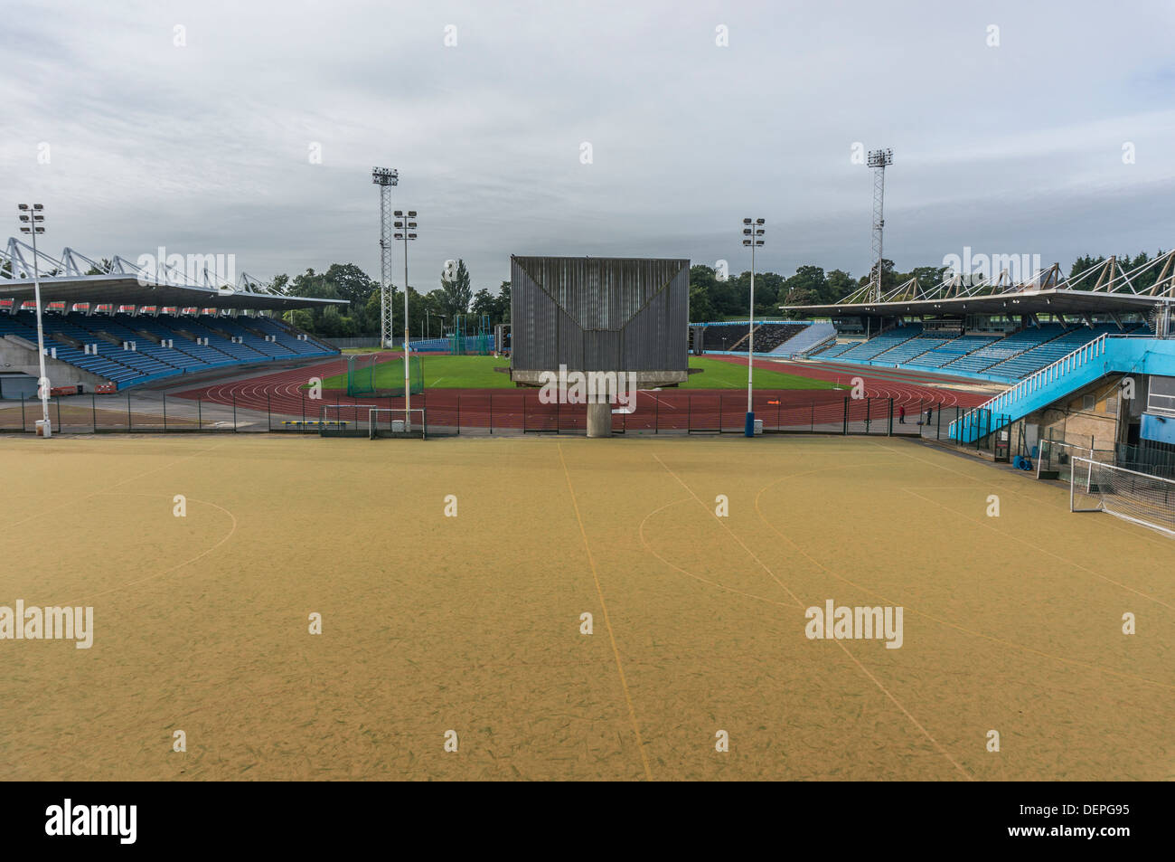 Crystal Palace-Leichtathletik-Stadion, befindet sich in Crystal Palace Park, London, England. Stockfoto