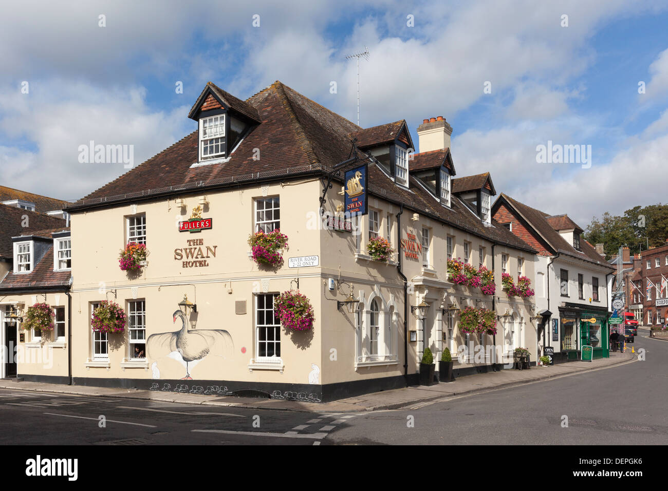 Das Swan Hotel in Arundel, West Sussex, England Stockfoto