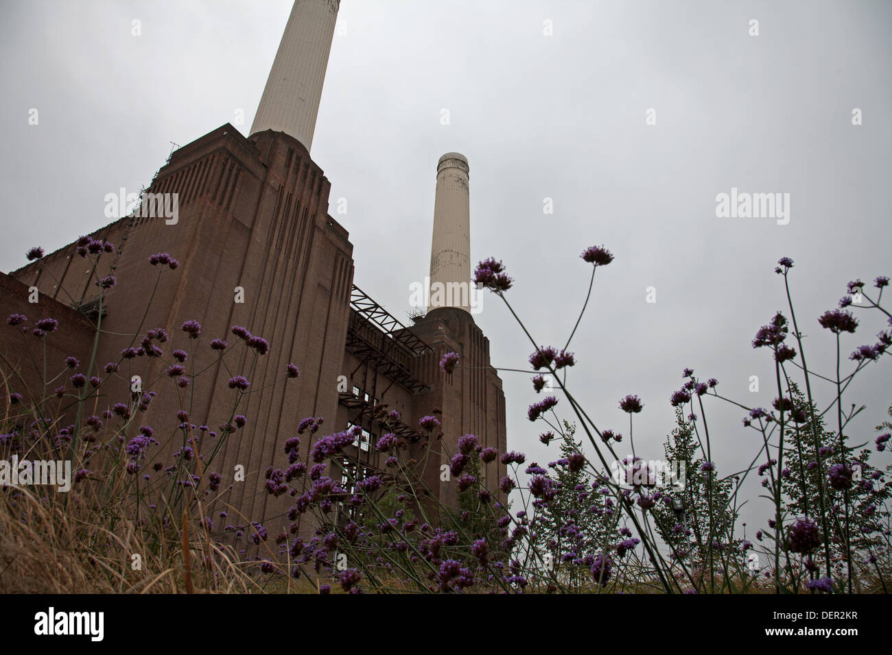 Battersea Power Station, London, England, zugänglich während des Wochenendes der offenen Tür 2013, zum letzten Mal, bevor er für die Öffentlichkeit Stockfoto