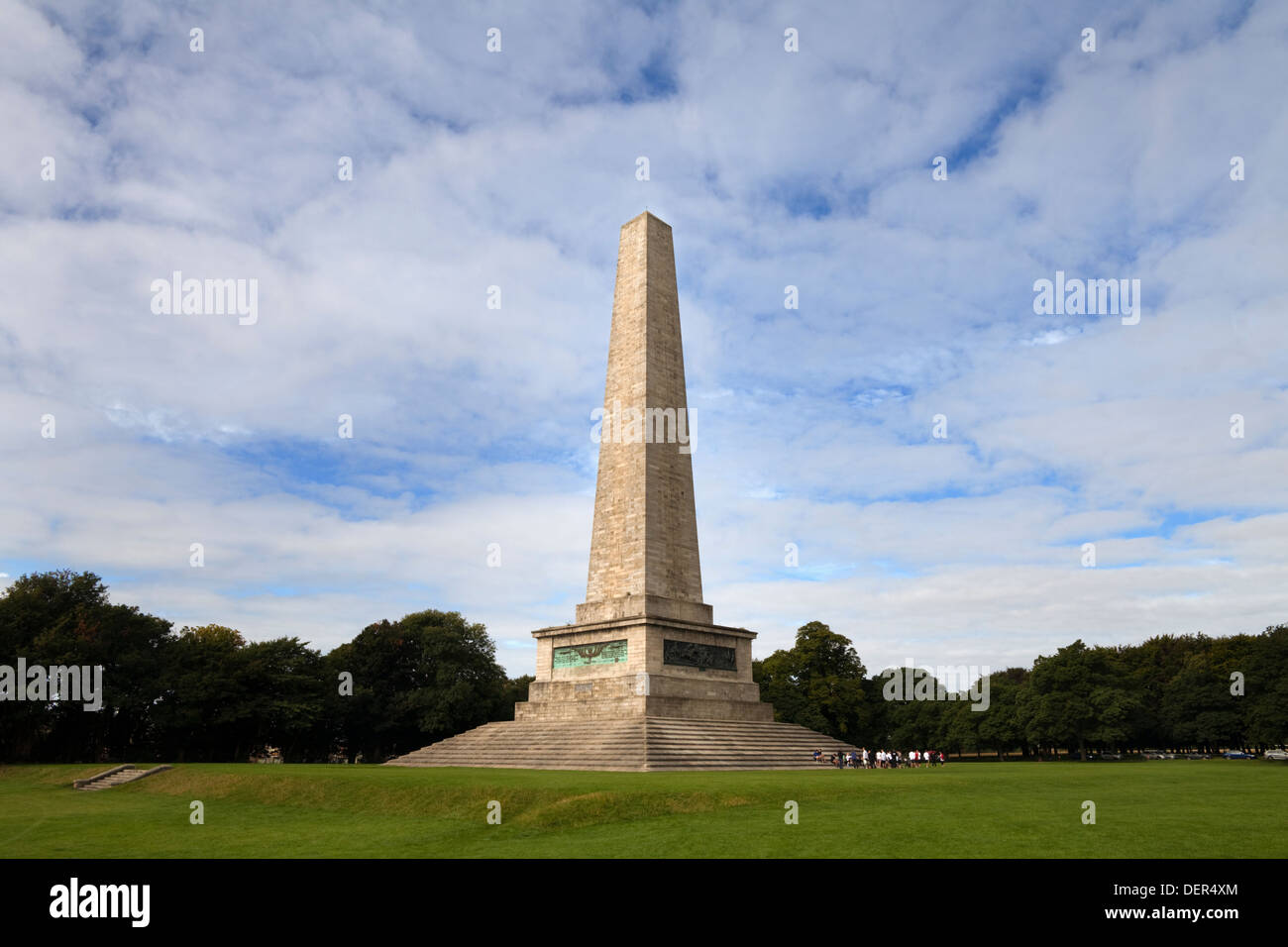 Das Wellington Monument Obelisk, The Phoenix Park, Dublin, Irland. Stockfoto