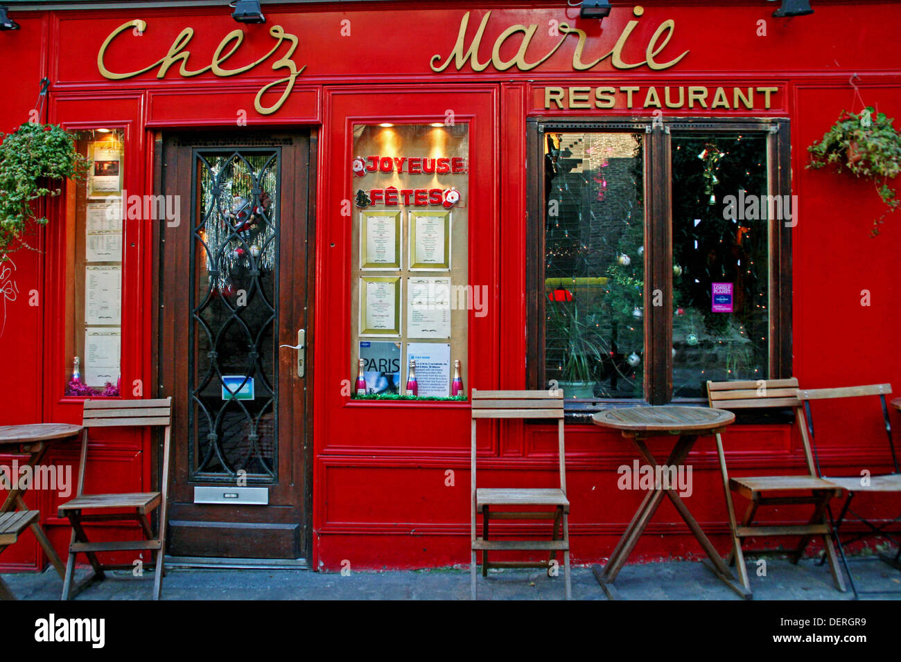 Restaurant chez marie montmartre paris -Fotos und -Bildmaterial in