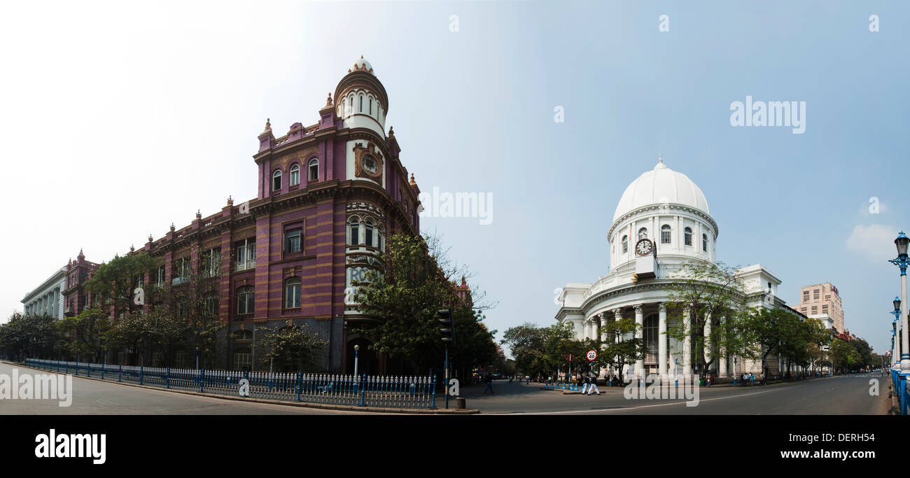 Royal Insurance Building und General Post Office, Kolkata, Westbengalen, Indien Stockfoto