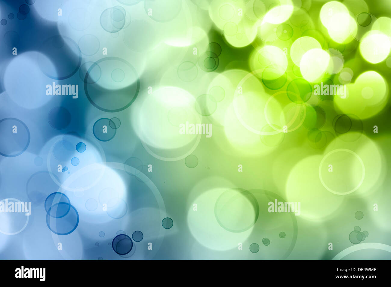 Helle Kreise der Lichtfarbe abstrakten Hintergrund Stockfoto