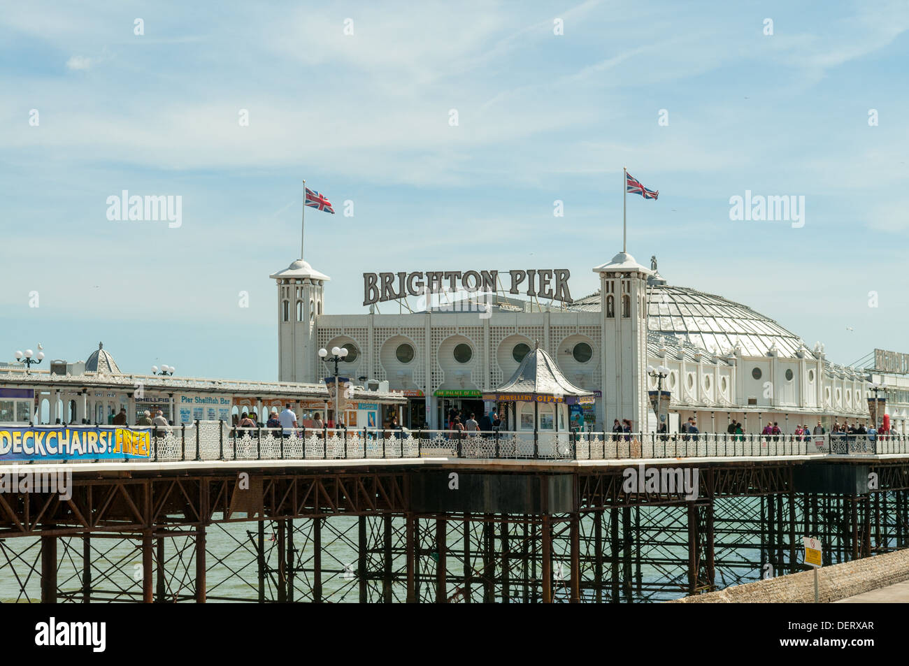 Pier von Brighton, Brighton, East Sussex, England Stockfoto