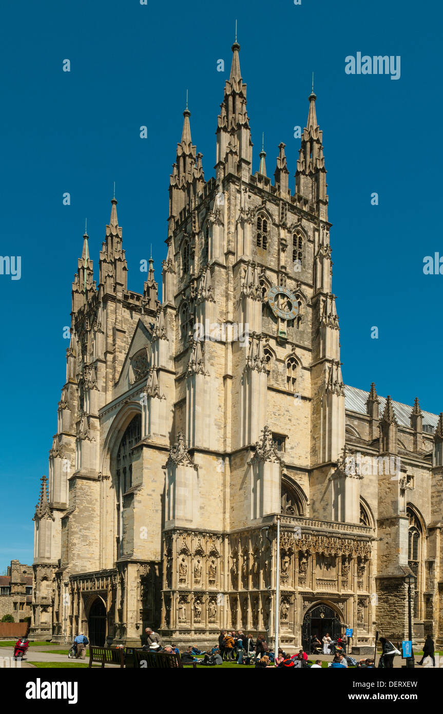 Canterbury Kathedrale, Canterbury, Kent, England Stockfoto