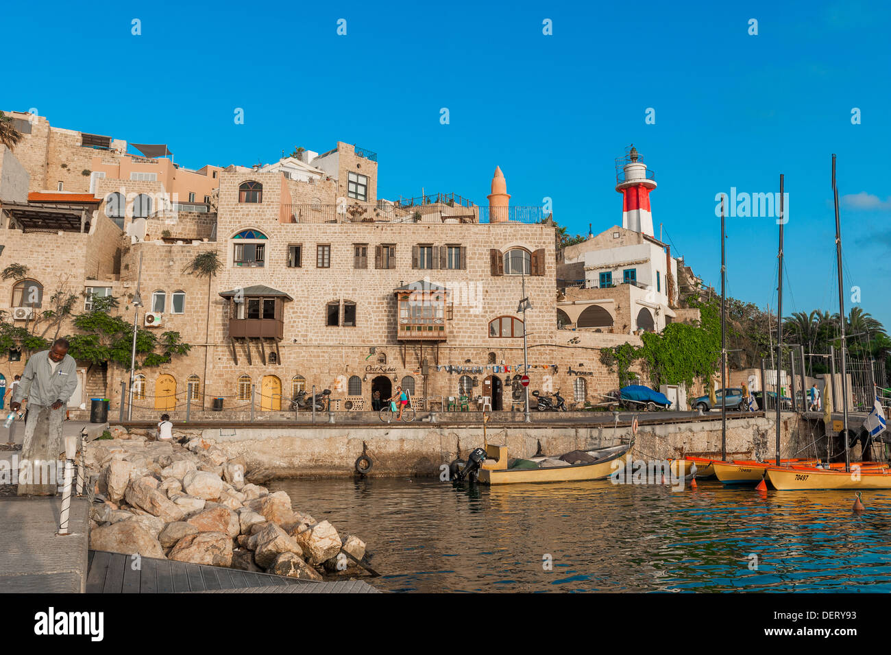 Der alte Hafen in Jaffa (Yafo) Israel Stockfoto