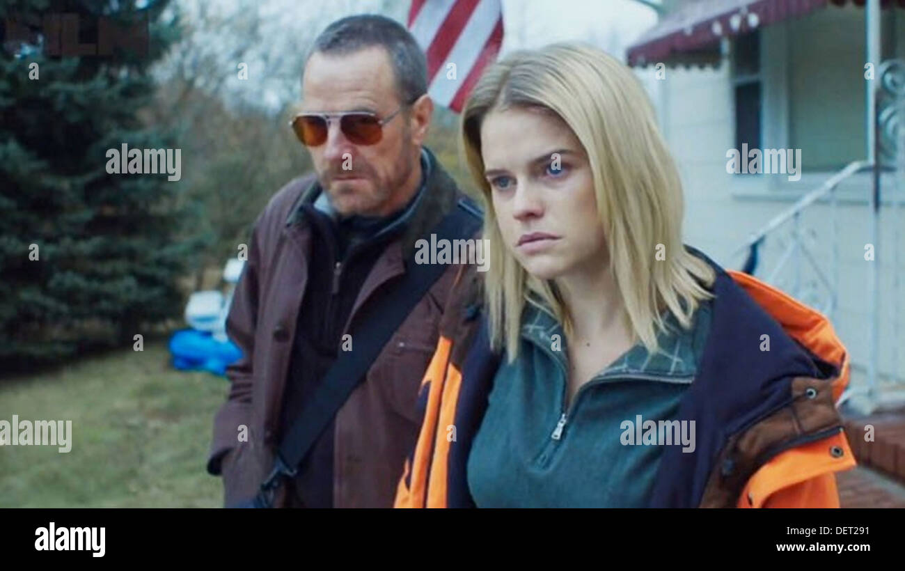 KALT ist die Nacht 2013 Sony Bilder weltweit Film mit Alice Eve als Chloe und Bryan Cranston als Topo Stockfoto