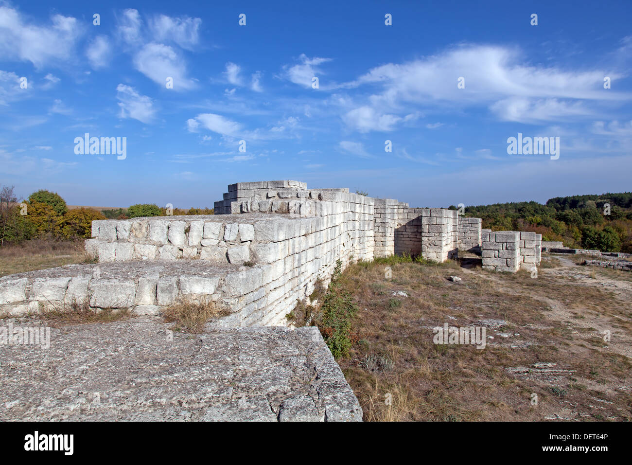 Eine alte Festung Madara in Bulgarien Stockfoto