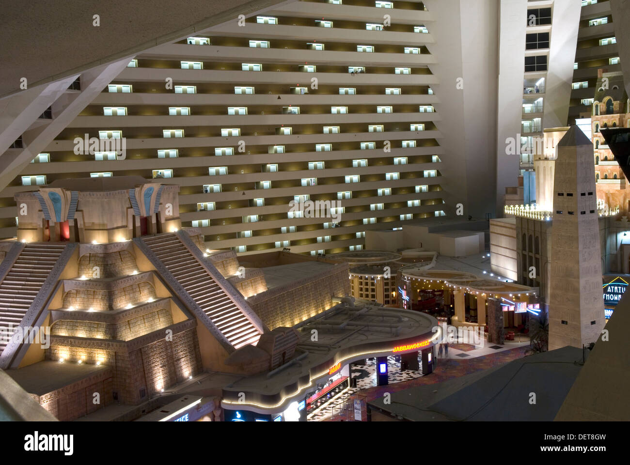 Balkonaussicht Luxor Hotel Casino Las Vegas Nevada Usa