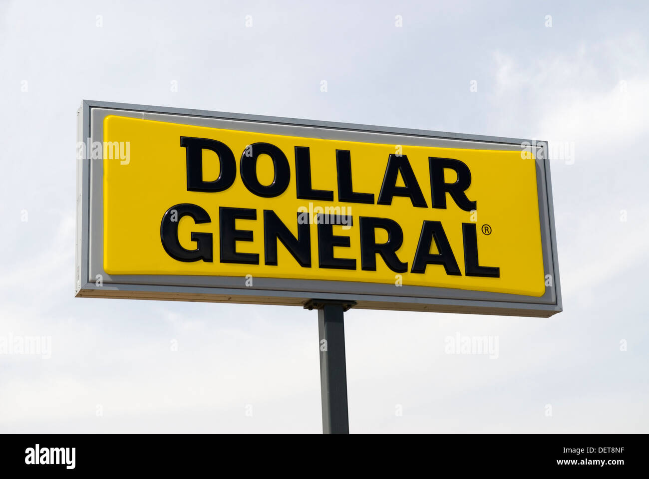 Dollar General Store Schild USA Stockfoto