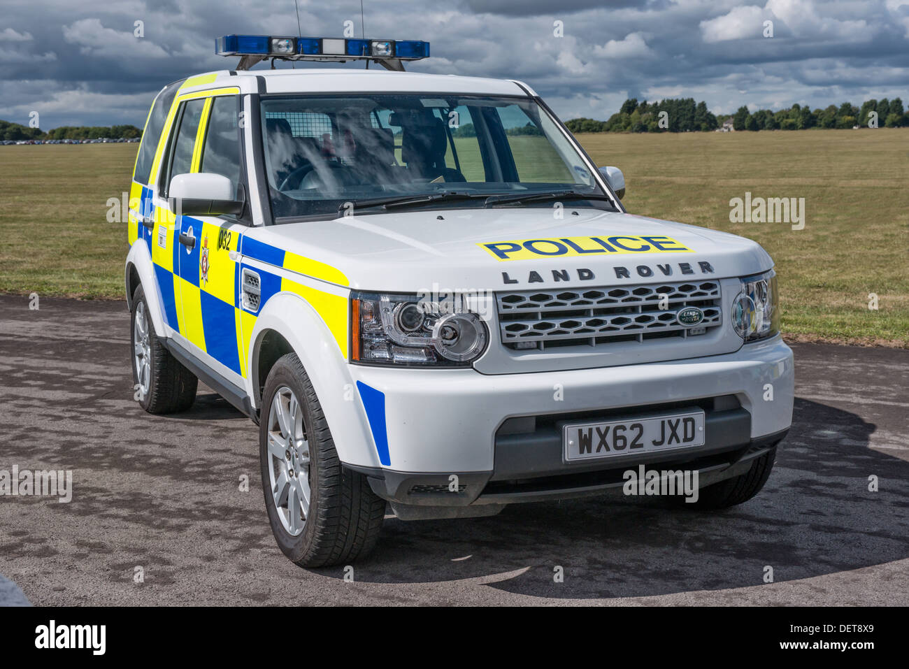 Ein Wiltshire Polizei Land Rover Discovery, UK Stockfoto
