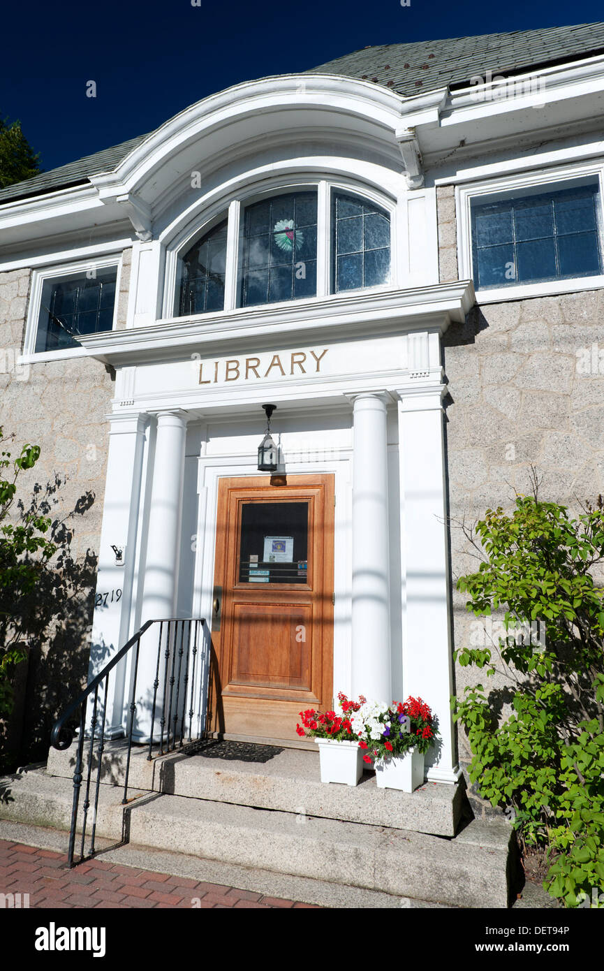 North Conway Public Library, New Hampshire, USA. Stockfoto