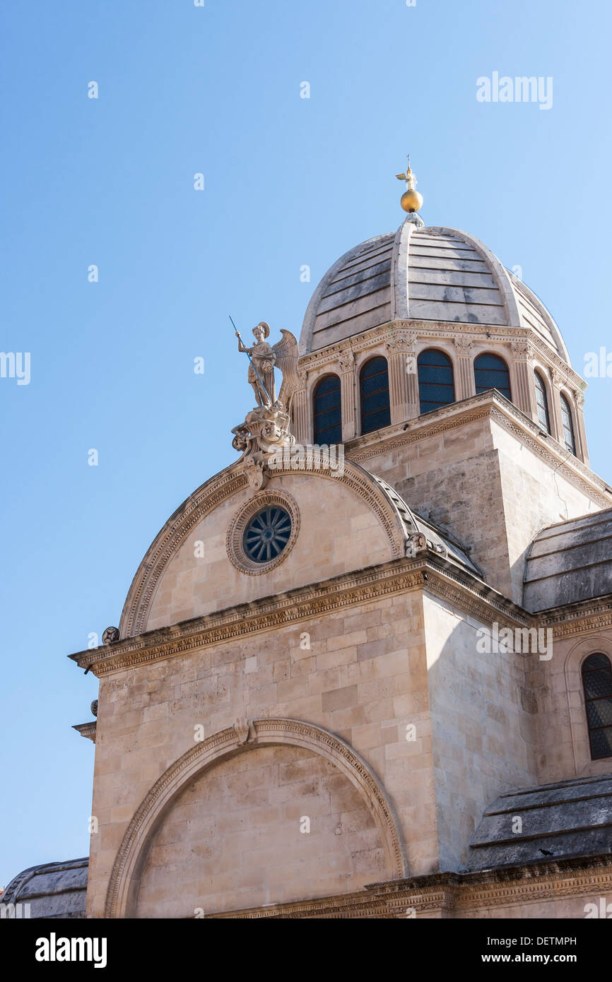 Kathedrale Sveti Jakov in Sibenik Stockfoto