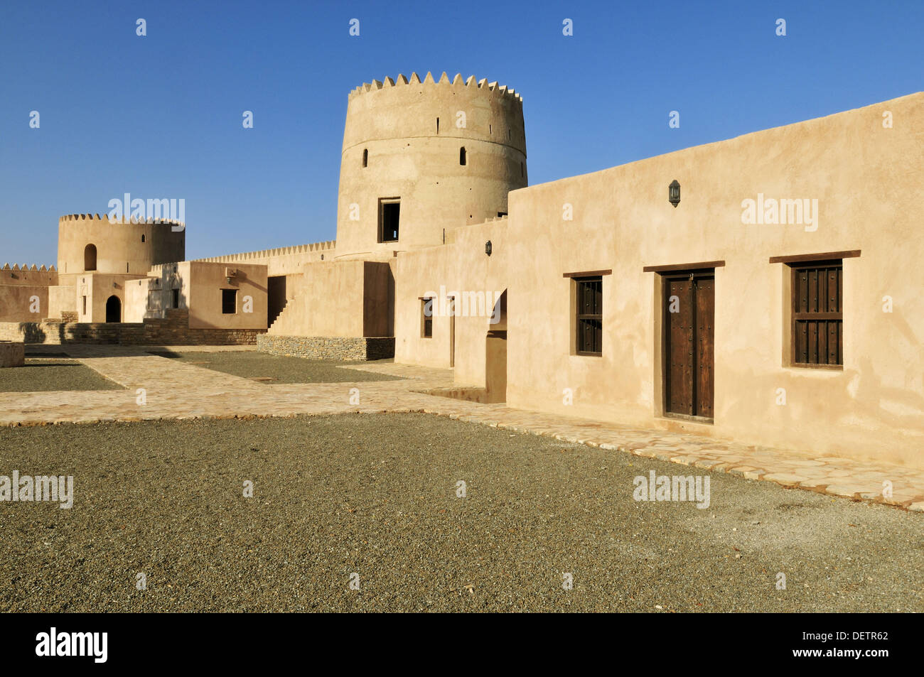 RM, lizenziert, keine Property-Release - Redaktion nur. historischen Adobe Befestigung Liwa Fort oder Burg, Batinah Region Stockfoto
