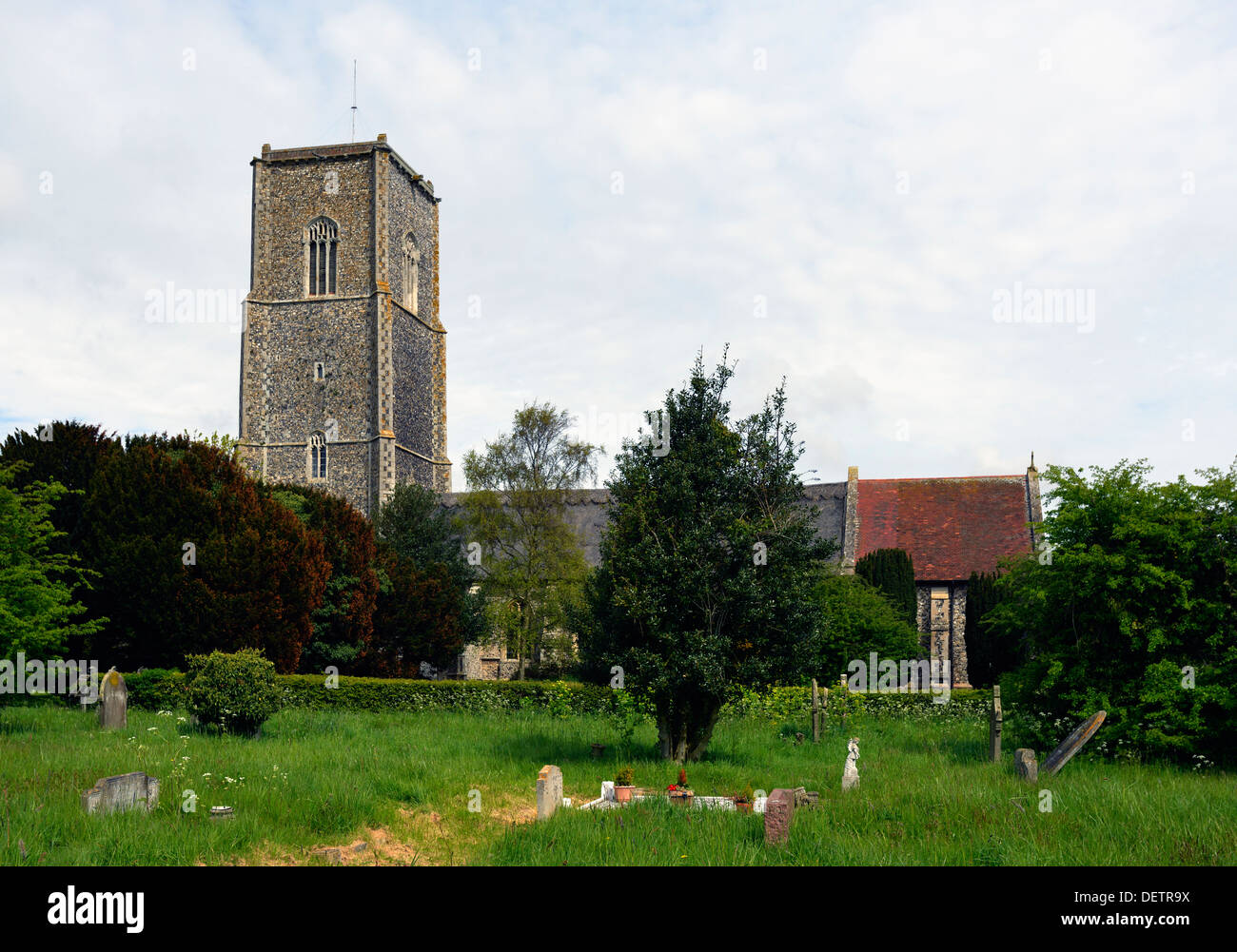 Kirche des Heiligen Edmund. Kessingland, Suffolk, England, Vereinigtes Königreich, Europa. Stockfoto