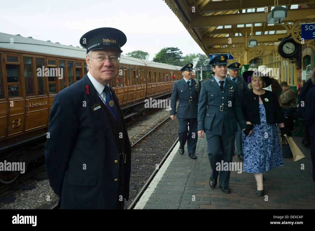 1940-Wochenende in Sheringham North Norfolk, England September 2013 Stockfoto