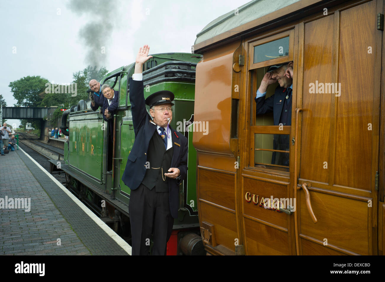 1940-Wochenende in Sheringham North Norfolk, England September 2013 Stockfoto