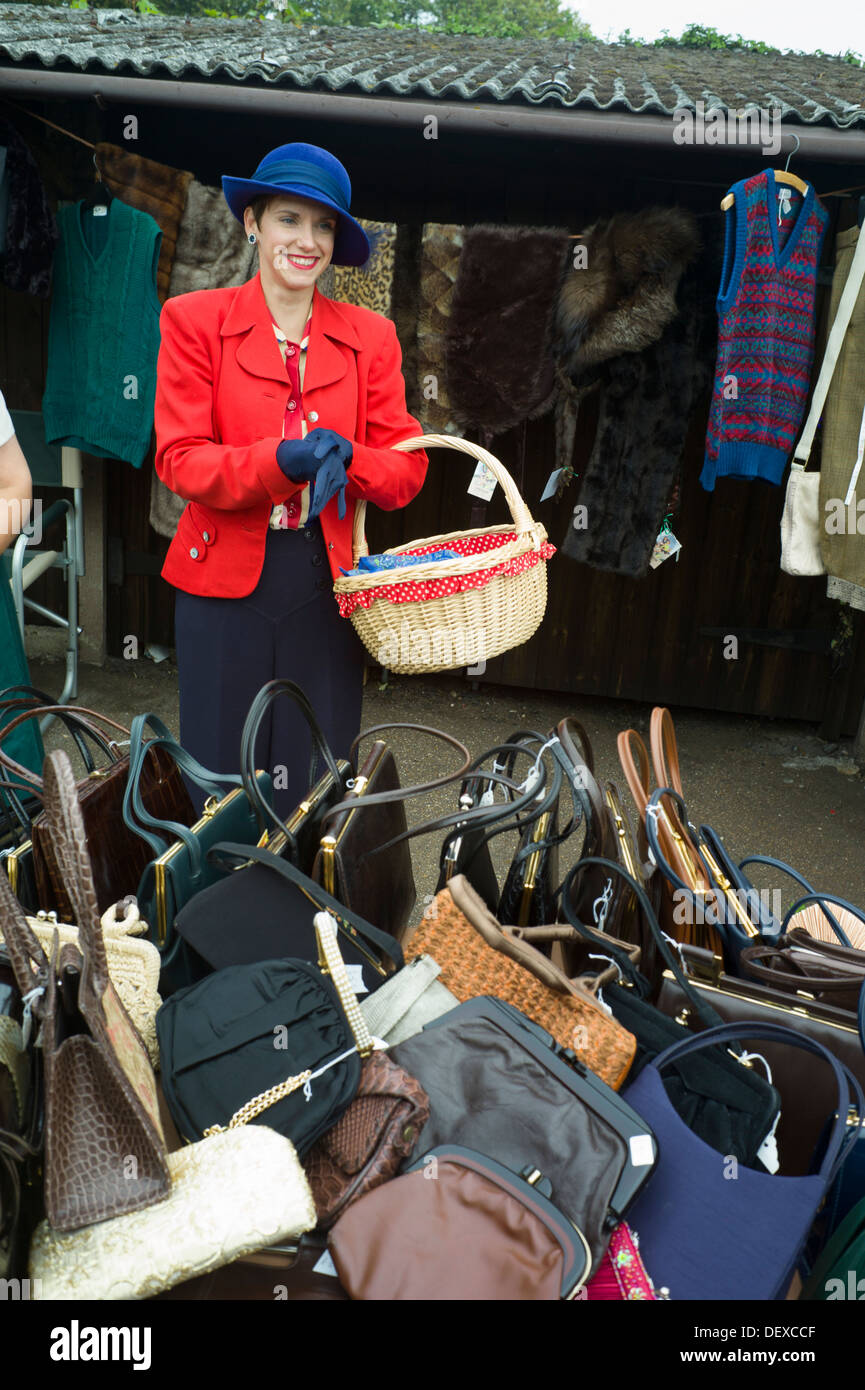 1940-Wochenende in Sheringham North Norfolk, England September 2013 Stockfoto