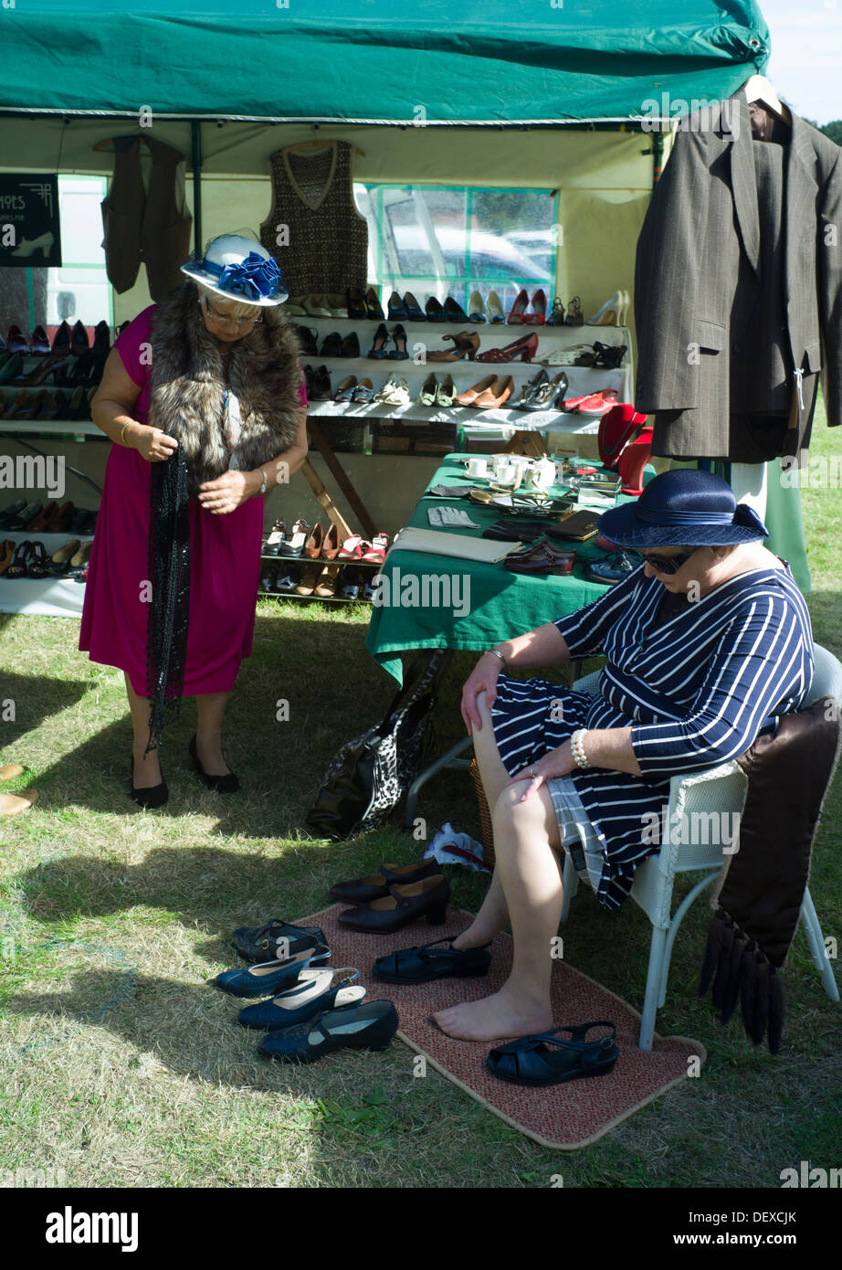 1940-Wochenende in Sheringham North Norfolk, England September 2013 Stockfoto