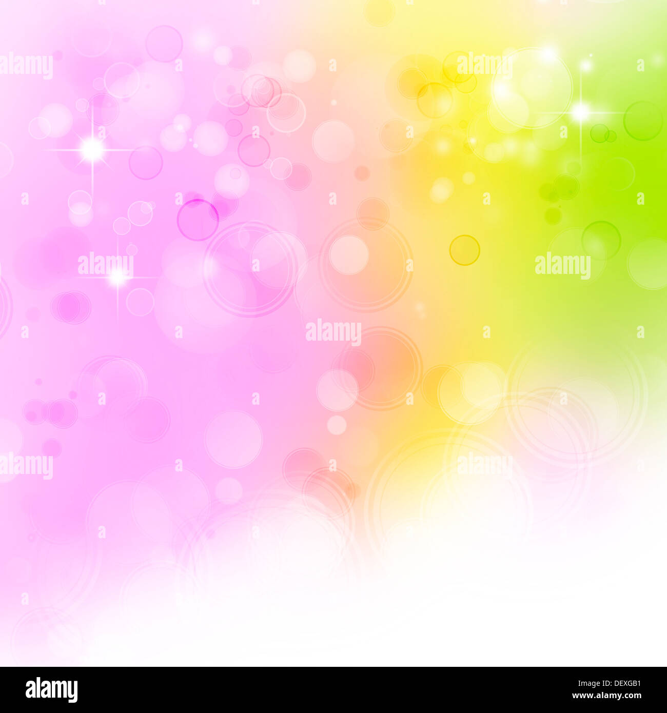 Pink, gelb und grün abstrakten Hintergrund Stockfoto