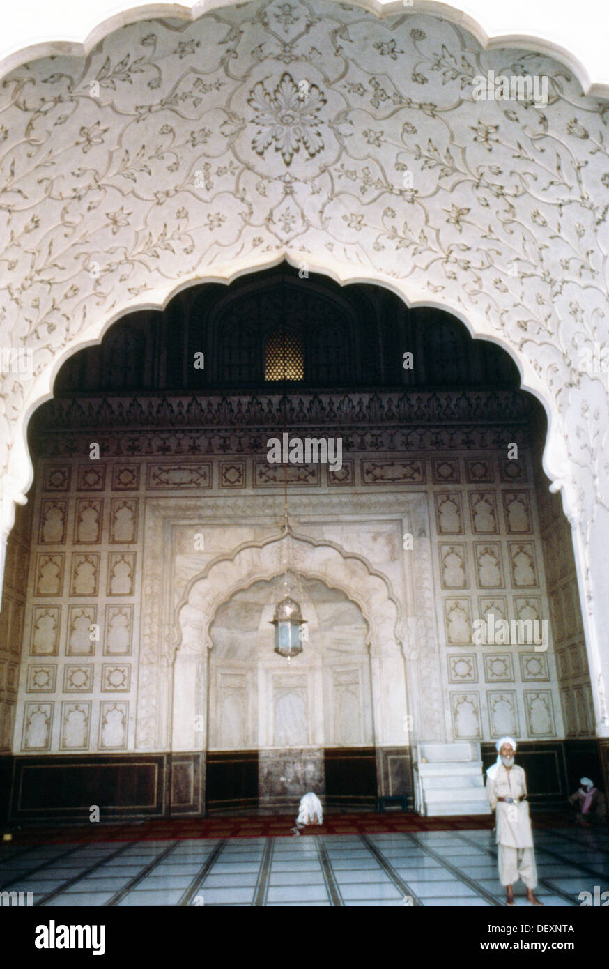 Lahore Pakistan Badshahi Moschee Bögen Stockfoto