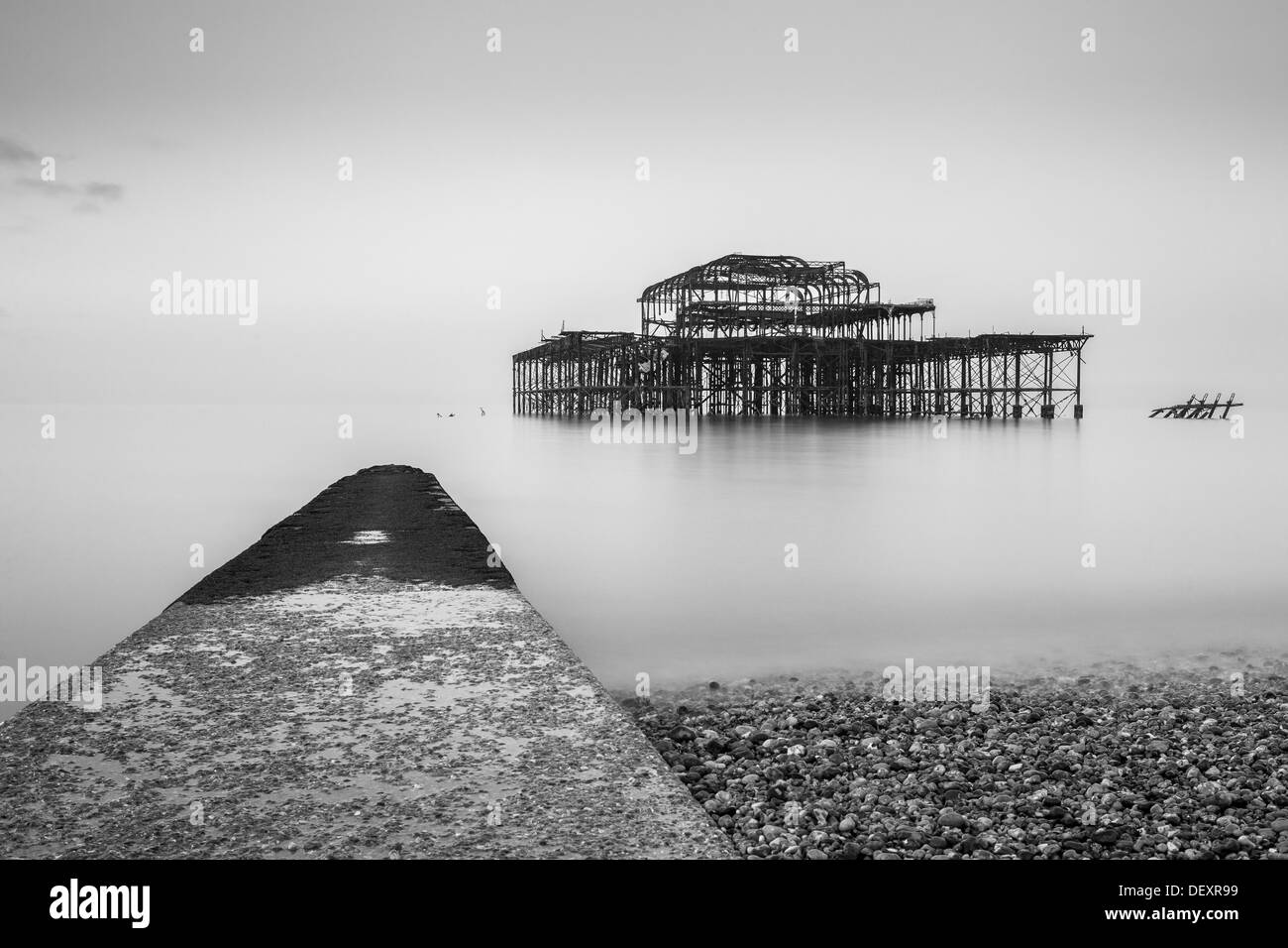 Pier West, Brighton, Sussex, England, Vereinigtes Königreich, Europa Stockfoto