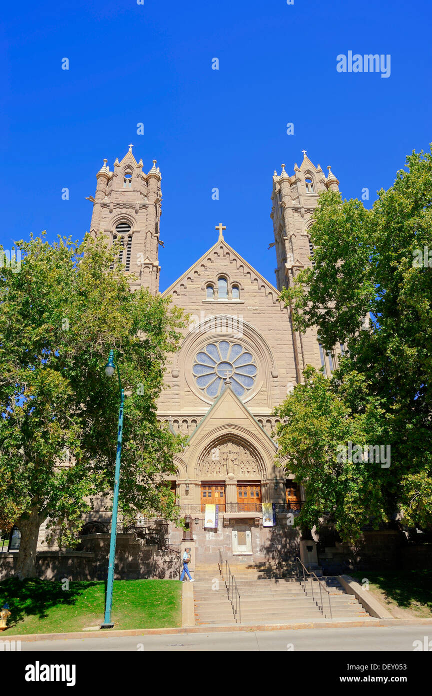 Kathedrale von Madeleine, Salt Lake City, Utah, USA, PublicGround Stockfoto