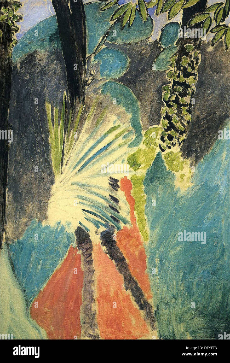 Henri Matisse - Palm - 1912 - National Gallery of Art - Washington Stockfoto
