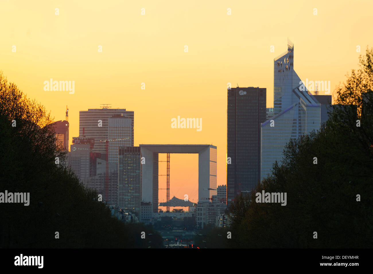 La Défense, Paris, Ile de France, Frankreich Stockfoto