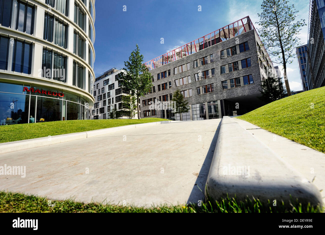 Katharinenschule Schul- und Sandtorpark, HafenCity, Hamburg Stockfoto