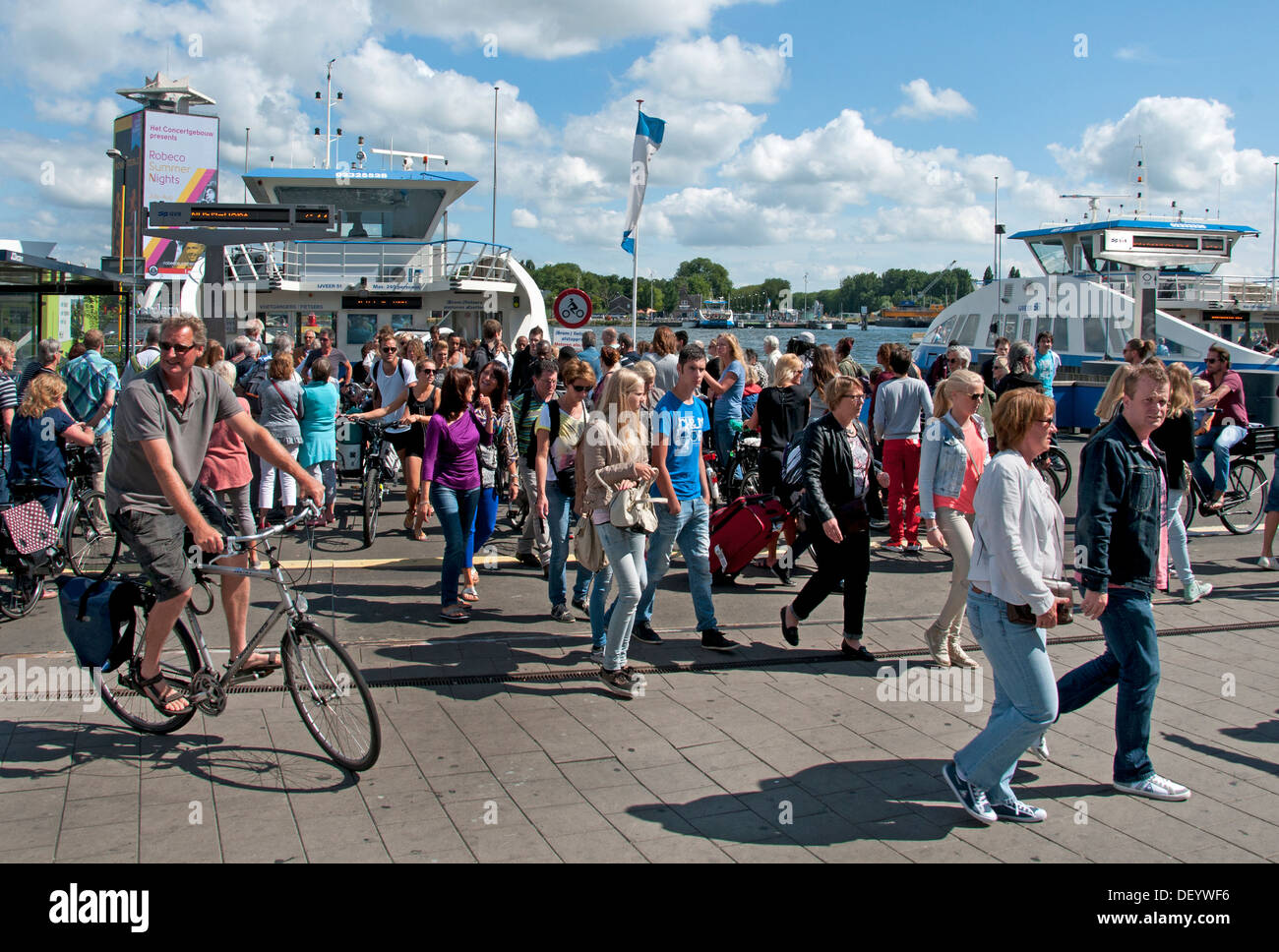 Holland Fahrrad Fahrrad speichern Unterkunft Amsterdam Stockfoto