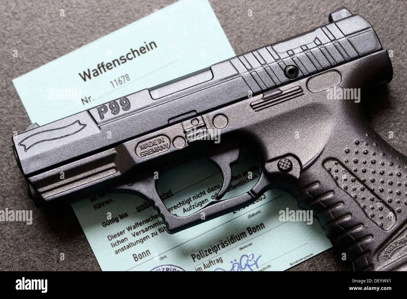 Waffen und Feuerwaffen Lizenz registrieren nationale Waffen Stockfoto Waffen und Feuerwaffen Lizenz registrieren nationale Waffen Stockfoto