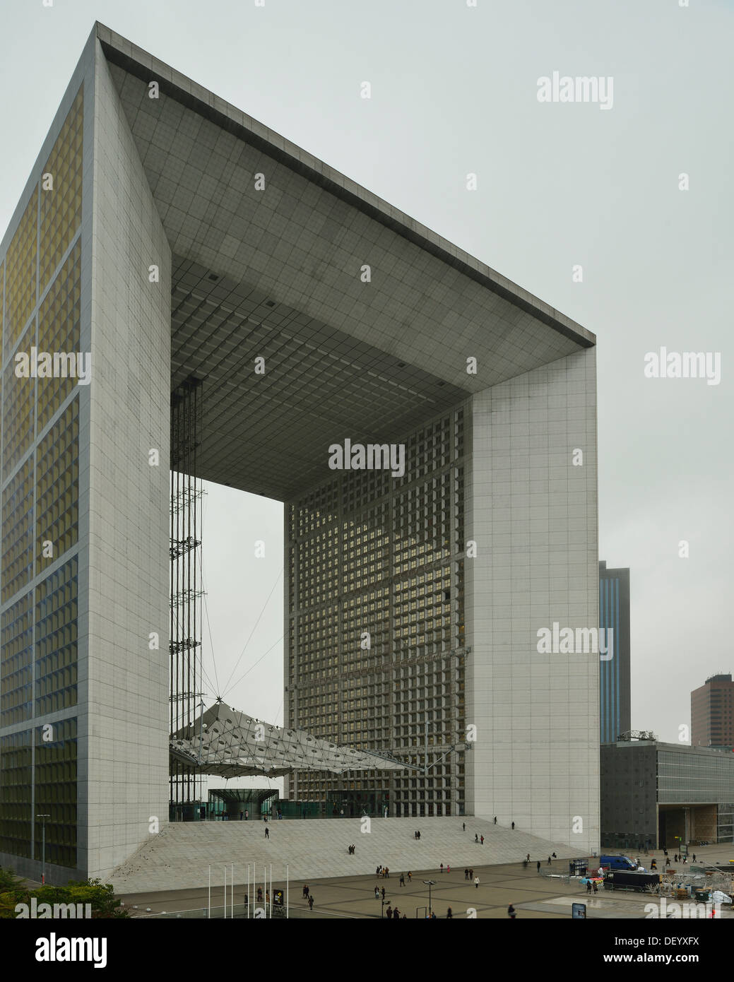 La Grande Arche De La Défense Denkmal und Gebäude, La Défense, Paris, Ile de France, Frankreich Stockfoto
