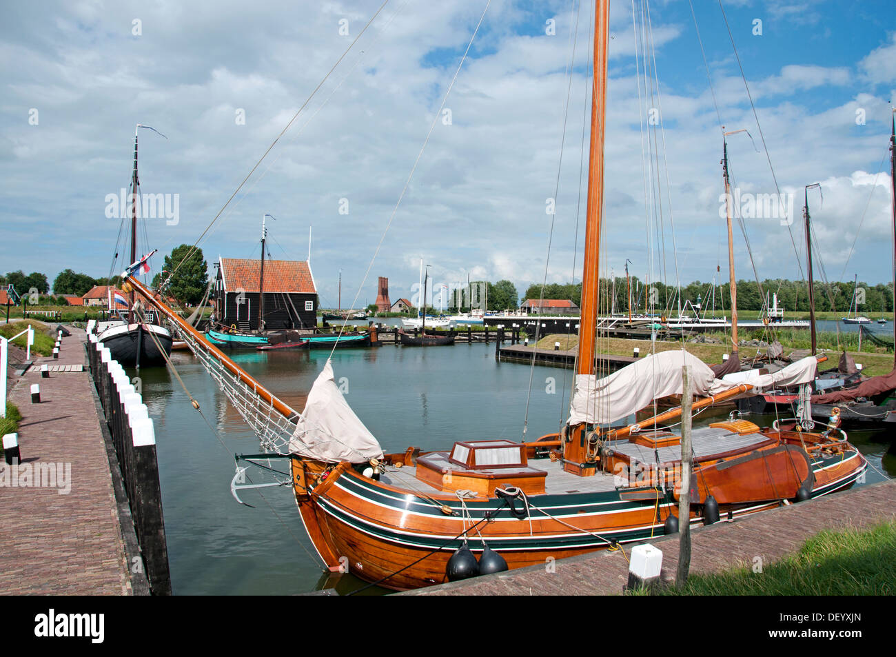 Zuiderzee Museum, Enkhuizen, Erhaltung des kulturellen Erbes - maritime Geschichte aus der alten Zuiderzee Region. Ijsselmeer, Niederlande Holland, Stockfoto