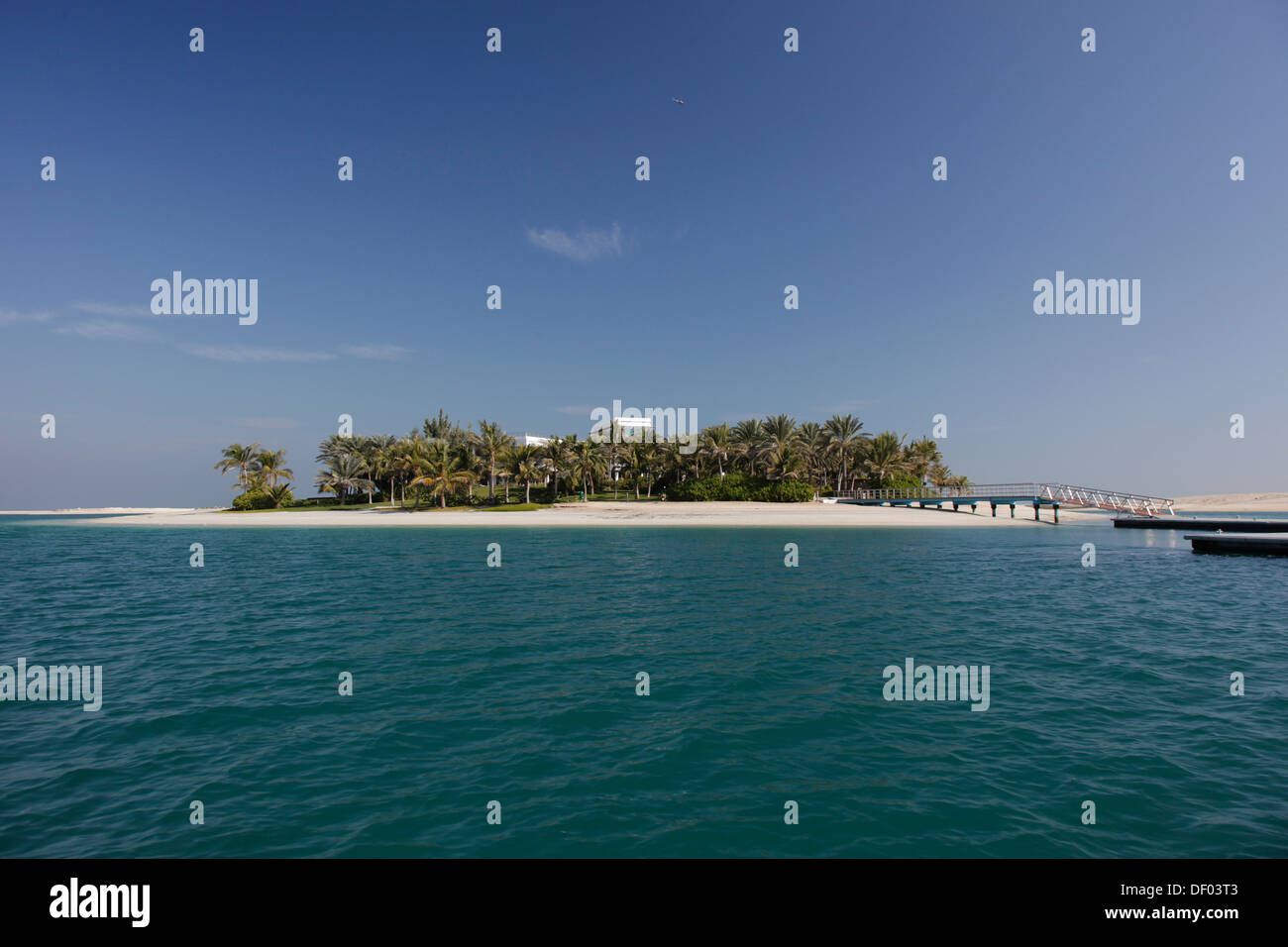 Erste Bewohnte Insel Der Kunstlichen Inselgruppe The World Oder Welt Inseln Im Besitz Der Herrscherfamilie Dubai Stockfotografie Alamy
